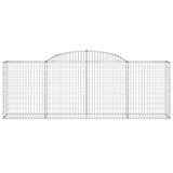 Arched Gabion Baskets 8 pcs 300x50x100/120 cm Galvanised Iron