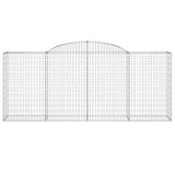 Arched Gabion Baskets 3 pcs 300x50x120/140 cm Galvanised Iron