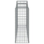 Arched Gabion Baskets 3 pcs 300x50x120/140 cm Galvanised Iron