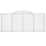 Arched Gabion Baskets 8 pcs 300x50x120/140 cm Galvanised Iron