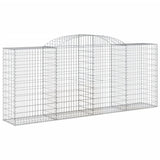 Arched Gabion Baskets 12 pcs 300x50x120/140 cm Galvanised Iron