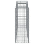 Arched Gabion Baskets 15 pcs 300x50x120/140 cm Galvanised Iron