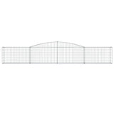 Arched Gabion Baskets 25 pcs 400x30x60/80 cm Galvanised Iron