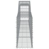 Arched Gabion Baskets 25 pcs 400x30x60/80 cm Galvanised Iron