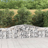 Arched Gabion Baskets 25 pcs 400x30x60/80 cm Galvanised Iron