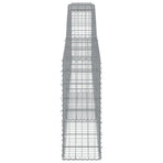Arched Gabion Baskets 3 pcs 400x30x80/100 cm Galvanised Iron
