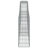 Arched Gabion Baskets 10 pcs 400x30x80/100 cm Galvanised Iron