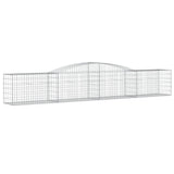 Arched Gabion Baskets 20 pcs 400x50x60/80 cm Galvanised Iron
