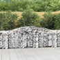 Arched Gabion Baskets 3 pcs 400x50x80/100 cm Galvanised Iron