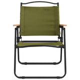 Camping Chairs 2 pcs Green 54x55x78 cm Oxford Fabric - Top-Down View