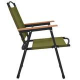 Camping Chairs 2 pcs Green 54x55x78 cm Oxford Fabric - 45-Degree Angle