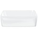 Wash Basin White 48x37x13 cm Ceramic Rectangle