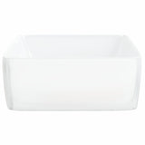 Wash Basin White 48x37x13 cm Ceramic Rectangle - 45-Degree Angle
