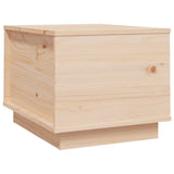 Coffee Table 40x50x35 cm Solid Wood Pine - Front View