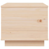 Coffee Table 40x50x35 cm Solid Wood Pine - Rear View