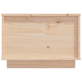 Coffee Table 40x50x35 cm Solid Wood Pine - Close-Up Angle