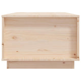 Coffee Table 100x50x35 cm Solid Wood Pine - Close-Up Angle