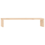 Monitor Stand 50x27x10 cm Solid Wood Pine - Front View