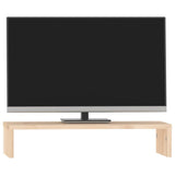 Monitor Stand 50x27x10 cm Solid Wood Pine