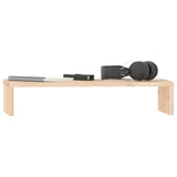 Monitor Stand 50x27x10 cm Solid Wood Pine - 45-Degree Angle