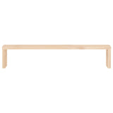 Monitor Stand 50x27x10 cm Solid Wood Pine - Rear View