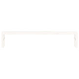 Monitor Stand White 50x27x10 cm Solid Wood Pine