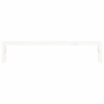Monitor Stand White 50x27x10 cm Solid Wood Pine