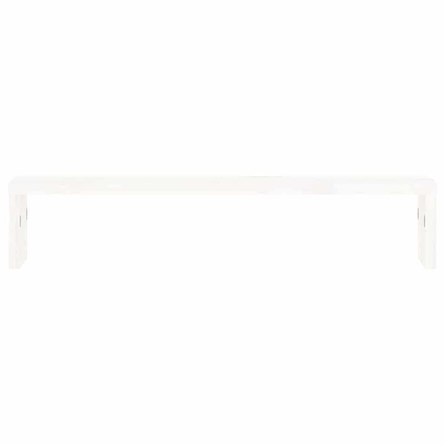 Monitor Stand White 50x27x10 cm Solid Wood Pine
