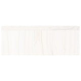 Monitor Stand White 50x27x10 cm Solid Wood Pine - Close-Up Angle