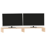 Monitor Stand 100x27x10 cm Solid Wood Pine