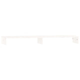 Monitor Stand White 100x27x10 cm Solid Wood Pine
