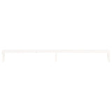Monitor Stand White 100x27x10 cm Solid Wood Pine