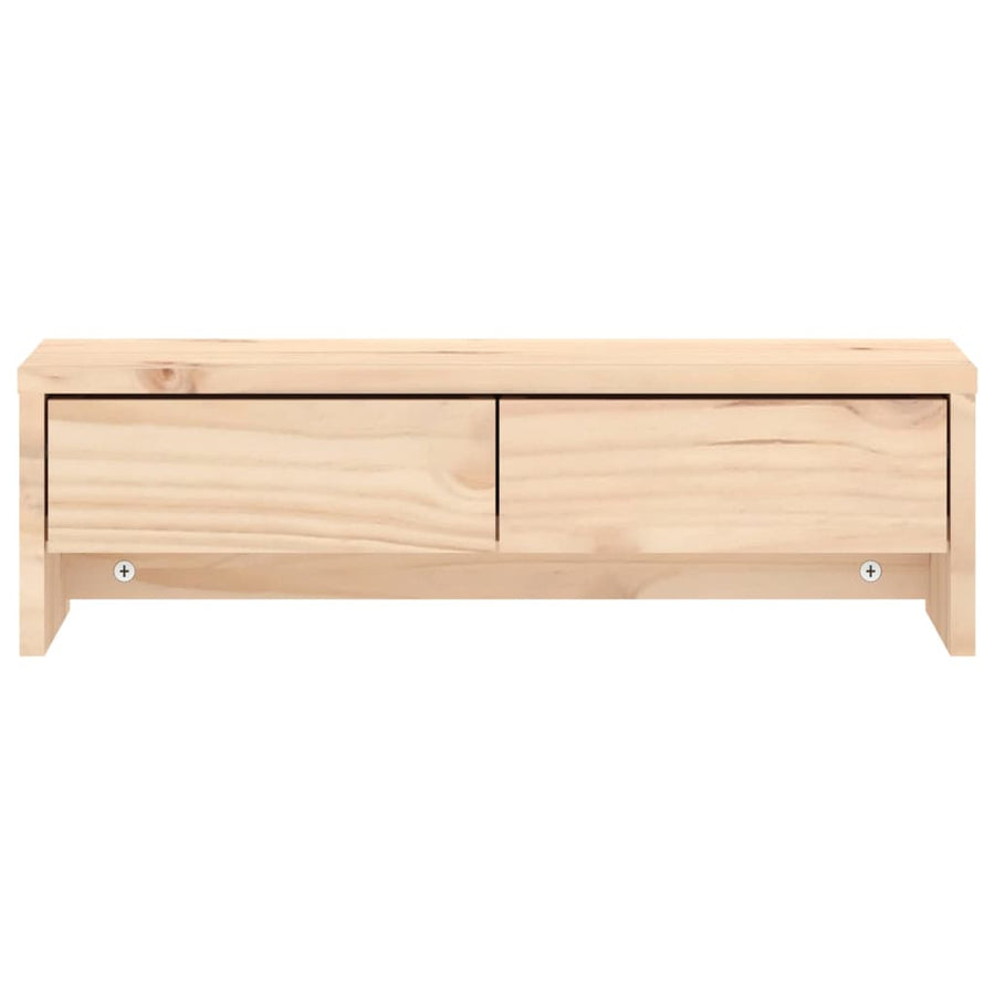 Monitor Stand 50x27x15 cm Solid Wood Pine