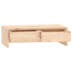 Monitor Stand 50x27x15 cm Solid Wood Pine