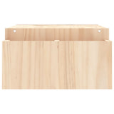 Monitor Stand 100x27.5x15 cm Solid Wood Pine - Rear View