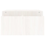 Monitor Stand White 100x27.5x15 cm Solid Wood Pine