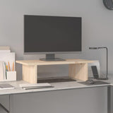 Monitor Stand 50x27x15 cm Solid Wood Pine