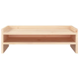 Monitor Stand 50x24x16 cm Solid Wood Pine - 45-Degree Angle