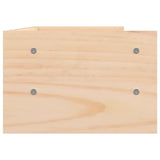 Monitor Stand 50x24x16 cm Solid Wood Pine - Rear View