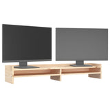 Monitor Stand 100x24x16 cm Solid Wood Pine