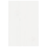 Monitor Stand White 81x20x30 cm Solid Wood Pine - Low Angle