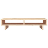 Monitor Stand 60x27x14 cm Solid Wood Pine - 45-Degree Angle