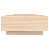 Monitor Stand 100x27x14 cm Solid Wood Pine - Rear View