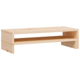Monitor Stand (52-101)x22x14 cm Solid Wood Pine - Close-Up Angle