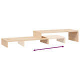 Monitor Stand (52-101)x22x14 cm Solid Wood Pine - Extra Image