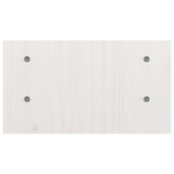 Monitor Stand White 50x27x15 cm Solid Wood Pine