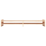 Monitor Stand 100x27x15 cm Solid Wood Pine