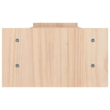Monitor Stand 100x27x15 cm Solid Wood Pine - Rear View