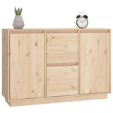 Sideboard 111x34x75 cm Solid Wood Pine - Top-Down View