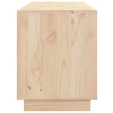 TV Cabinet 176x37x47.5 cm Solid Wood Pine - Close-Up Angle